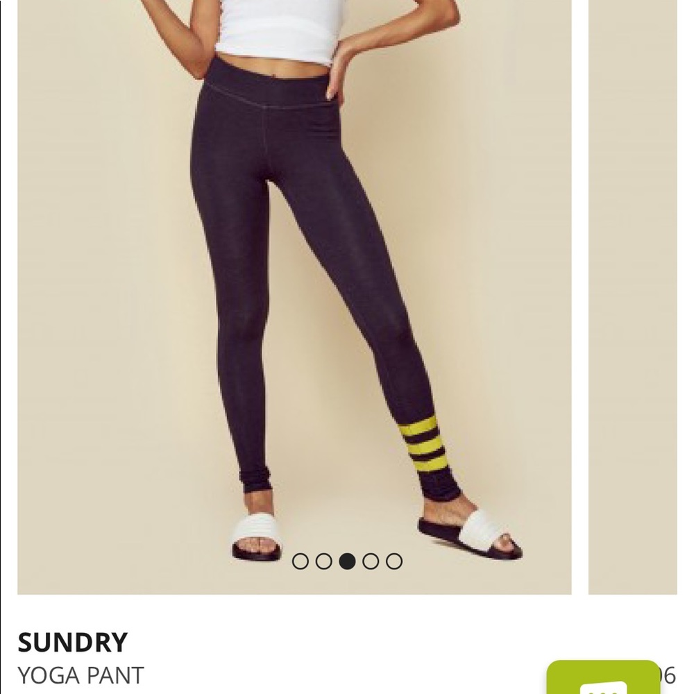 Sundry yoga pant (Blue stripes)